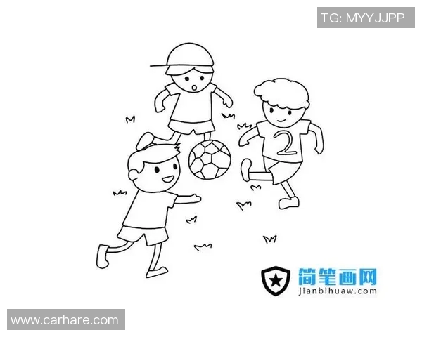 足球明星简笔画素材打印轻松获取让孩子们爱上绘画与运动的完美选择
